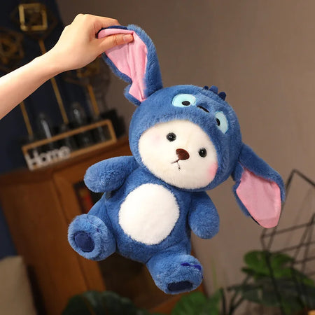 Cute Bear Doll Detachable Hat Plush Toy