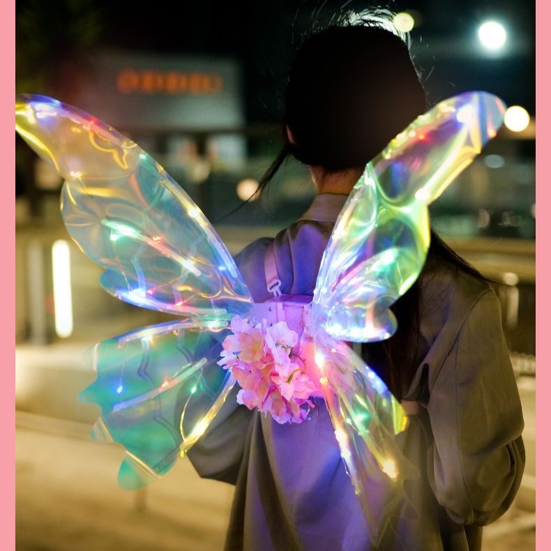 Cute Butterfly Fairy Wings With Light And Music