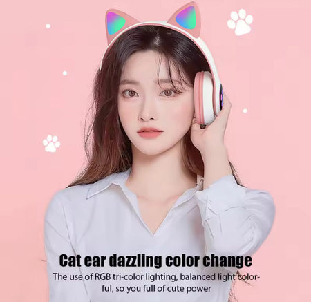LED Cute Cat Ears Headphones - Image 5