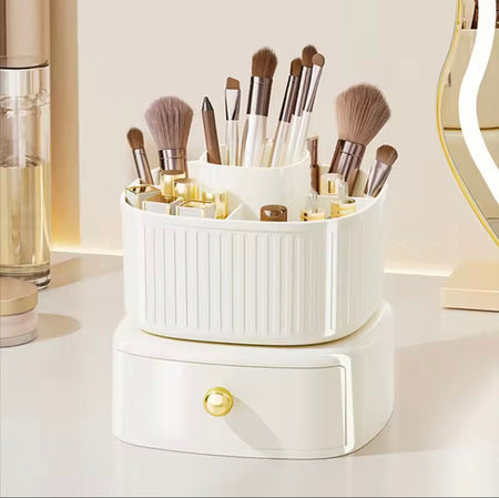 5 grid spinning makeup organizer main image