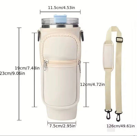 shoulder strap water bottle cover image 5