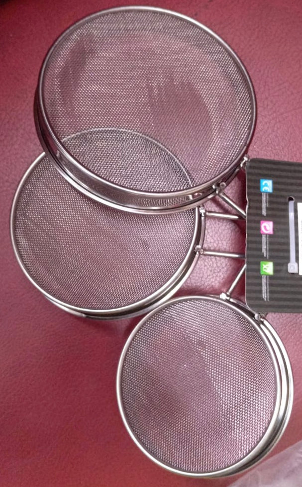 3 Pcs Stainless Steel Pointed Ear Sieve - image 4