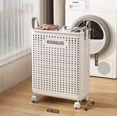 Portable Laundry Hamper With Wheels - image 6