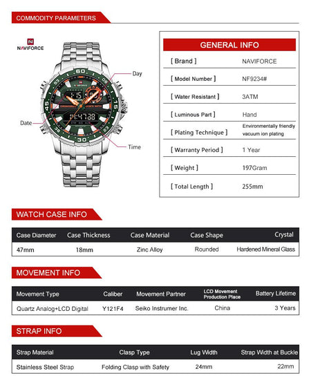 Naviforce NF 9234 Maverick Watch image 2