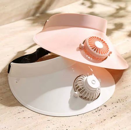 solar powered cooling hat image 2
