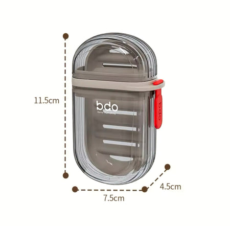 Travel Soap Dish With Drain Water - image 6