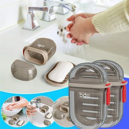 Travel Soap Dish With Drain Water - image 5