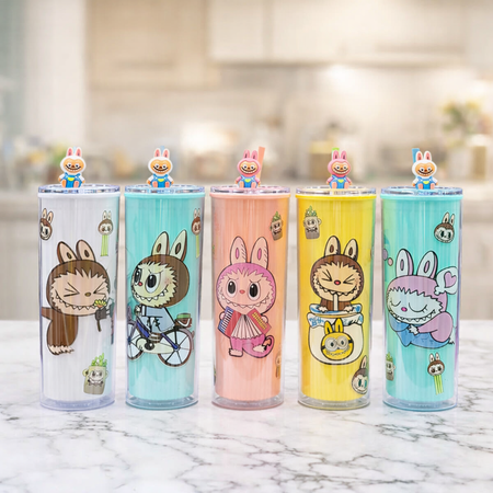 Kids Labubu Plastic Sipper - Main Image