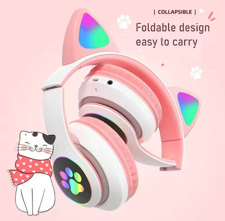 LED Cute Cat Ears Headphones - Image 4