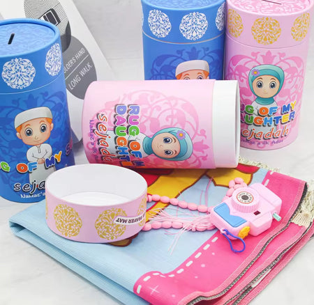 Kids Janamaz Rug With Gift Box - Image 3