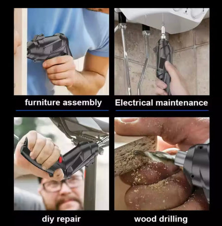Rechargeable Cordless Screwdriver Tool Set - image 3