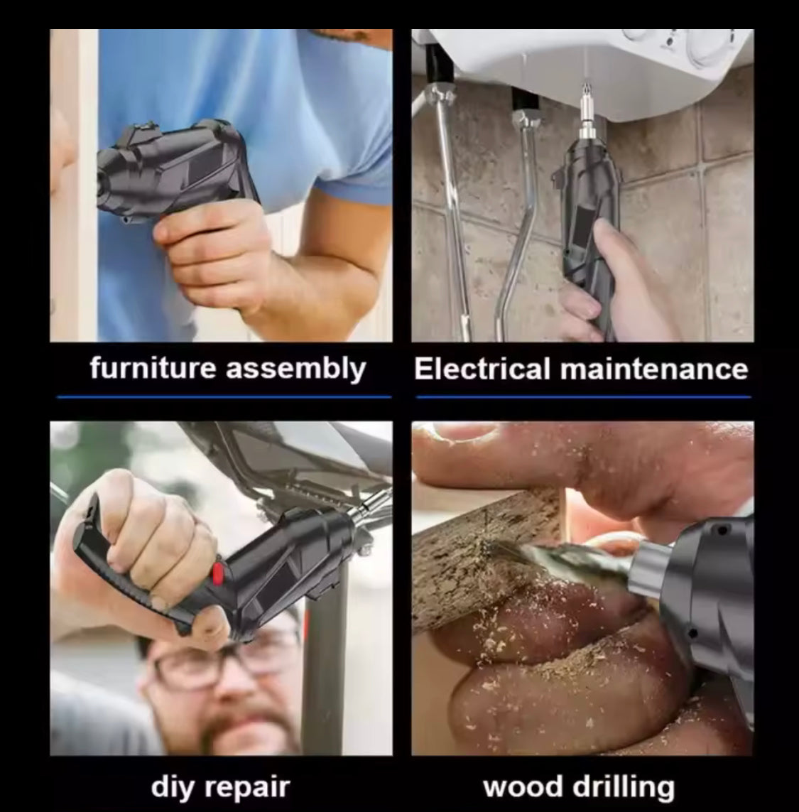 Rechargeable Cordless Screwdriver Tool Set - image 3