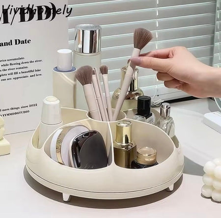 plastic rotating cosmetic storage box main image