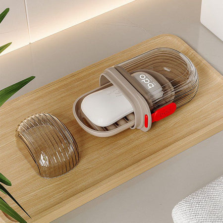 Travel Soap Dish With Drain Water - image 1