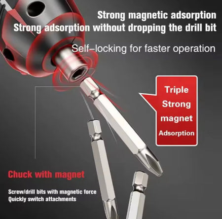 Rechargeable Cordless Screwdriver Tool Set - image 4