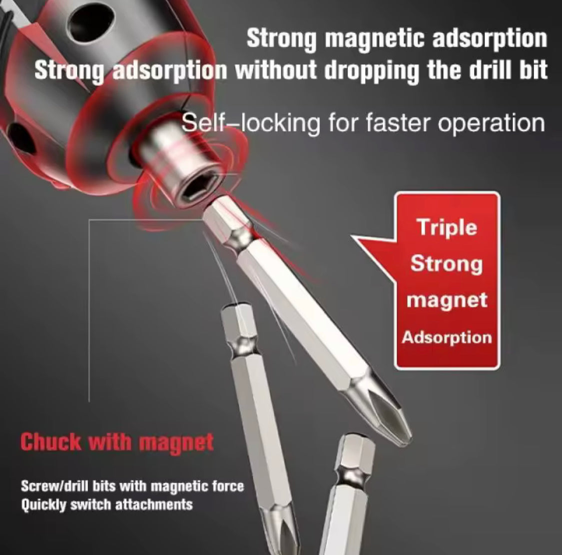 Rechargeable Cordless Screwdriver Tool Set - image 4