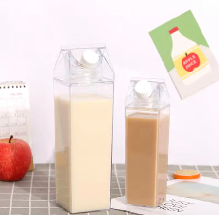 Transparent Milk Bottle - Main Image