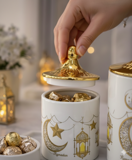 luxury 3pcs ramadan special dates jar image 2