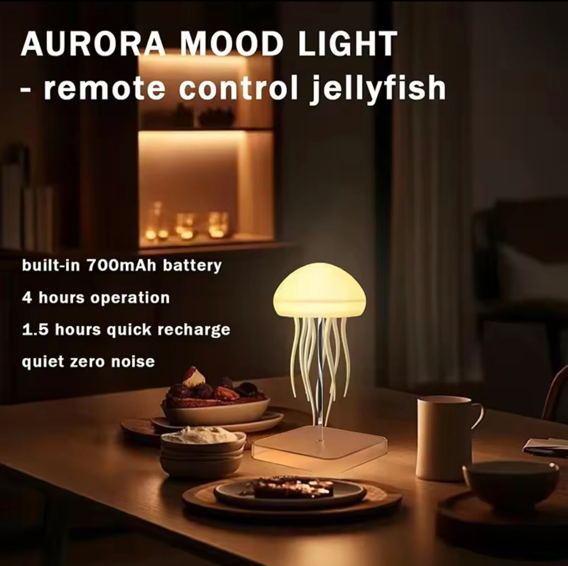rechargeable jellyfish lamp image 4