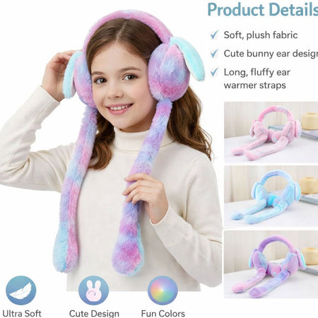 warm furry ear muffs image 7