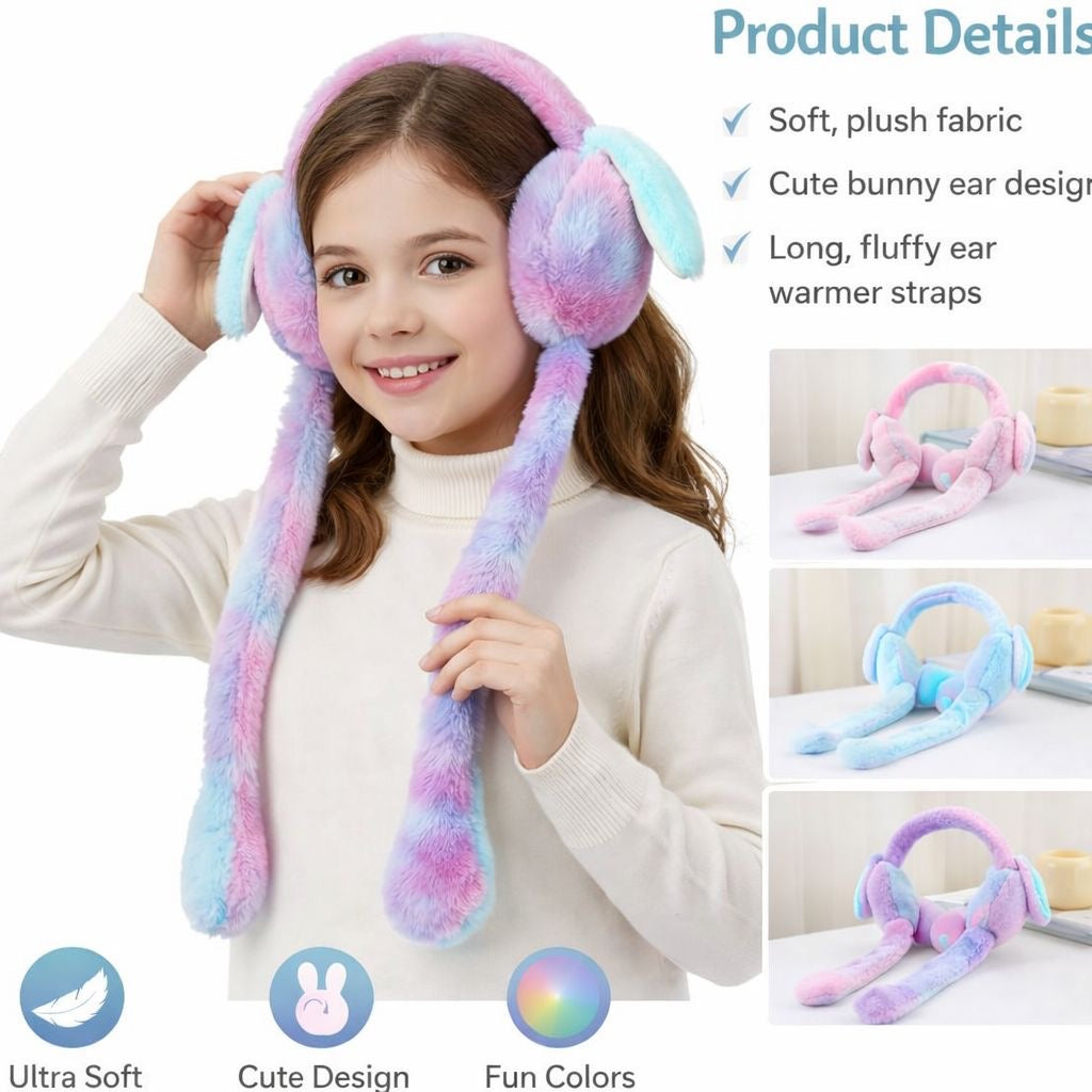 warm furry ear muffs image 7