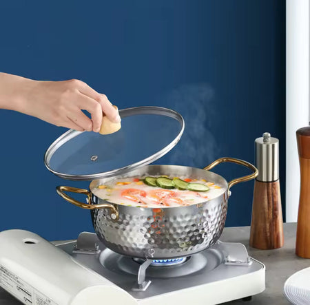 stainless steel korean ramen pot image 3