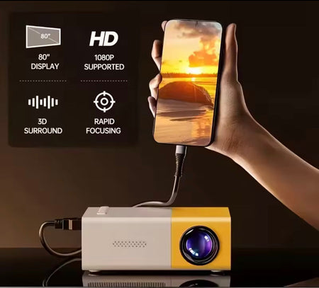 mini portable projector image 2