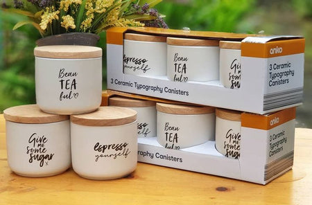 Set Of 3 Ceramic Jar - Image 2