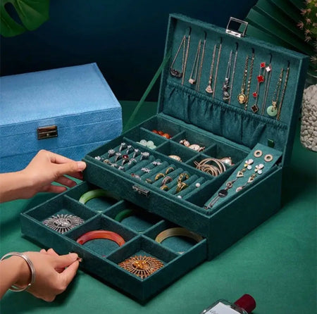Large Capacity Jewelry Box with Lock - image 4