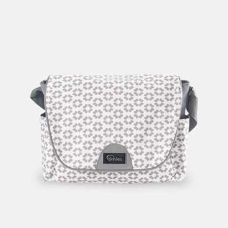 Baby Diaper Bag Grey Flower - T5001-C