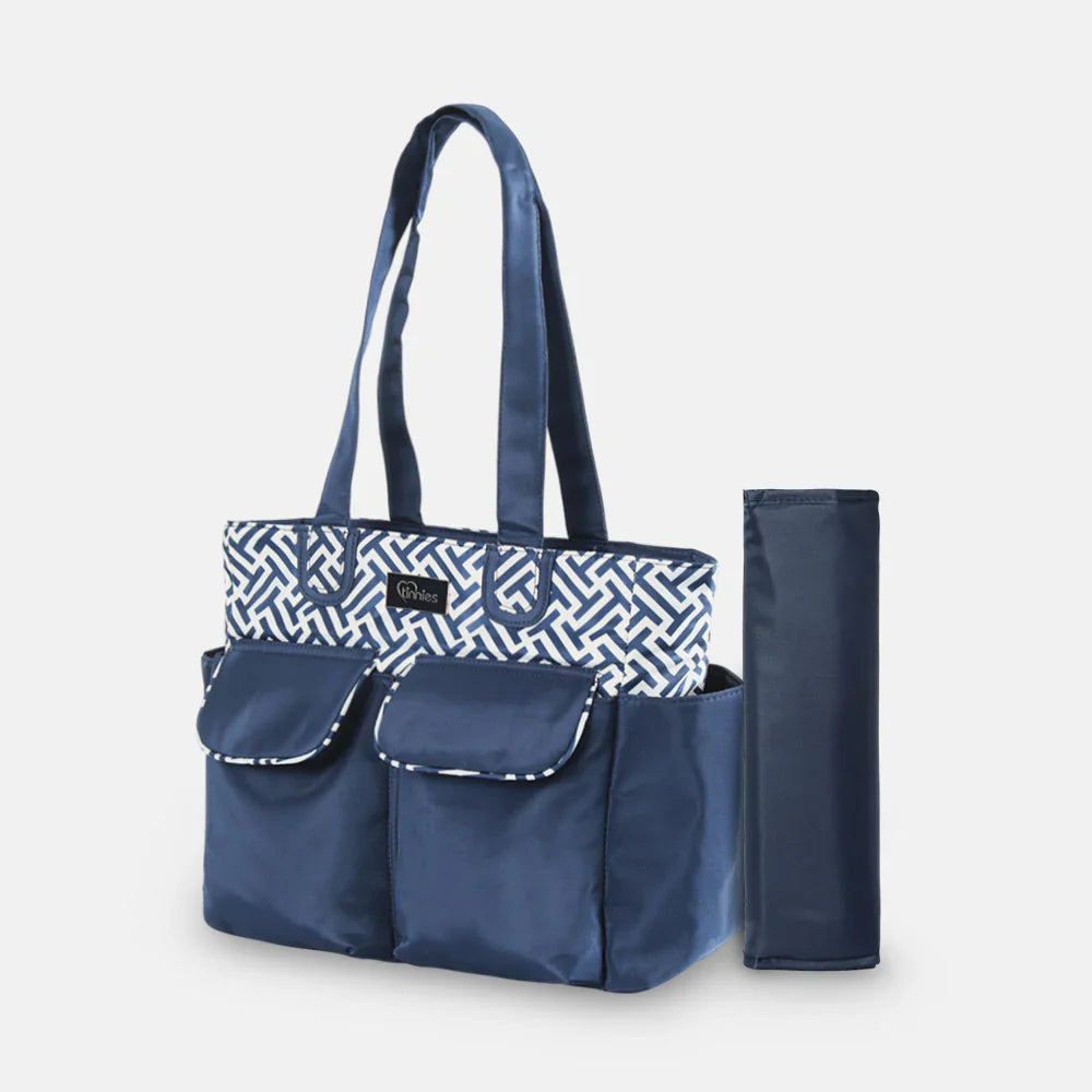 TINNIES DIAPER BAG – NAVY BLUE, EVERYDAY ESSENTIALS ORGANIZED T5002-E