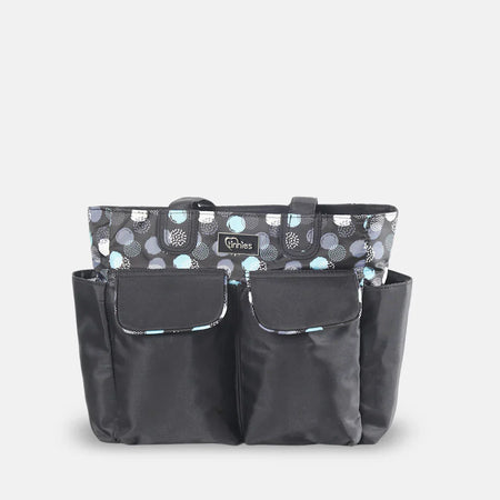 TINNIES DIAPER BAG – BLACK, EVERYDAY ESSENTIALS ORGANIZED T5002-F