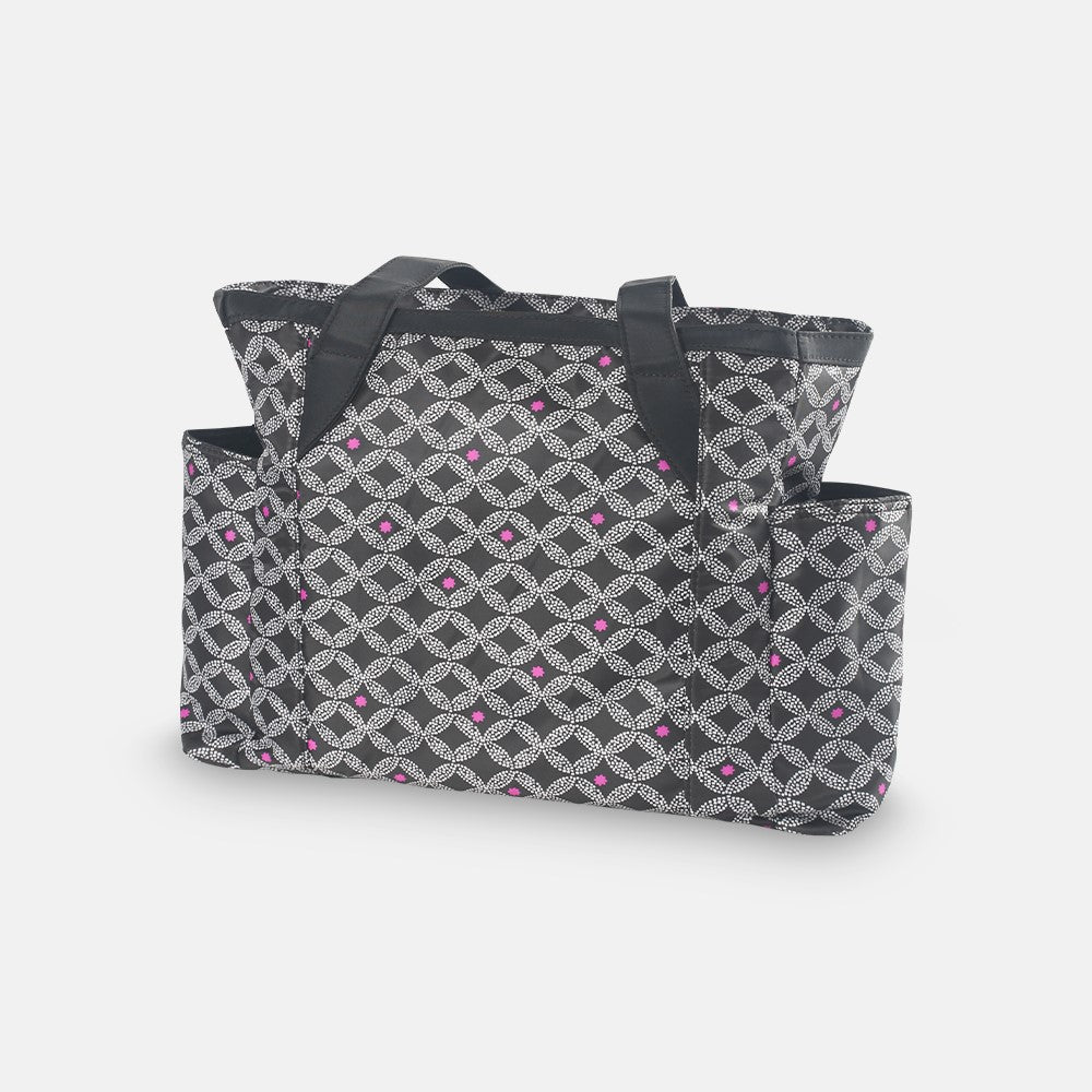 Baby Diaper Bag Black Printed - T5004-A