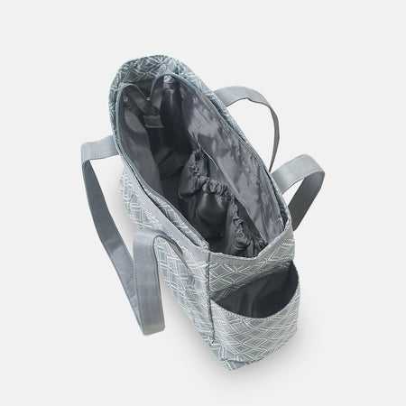 Baby Diaper Bag Grey Printed - T5004-B