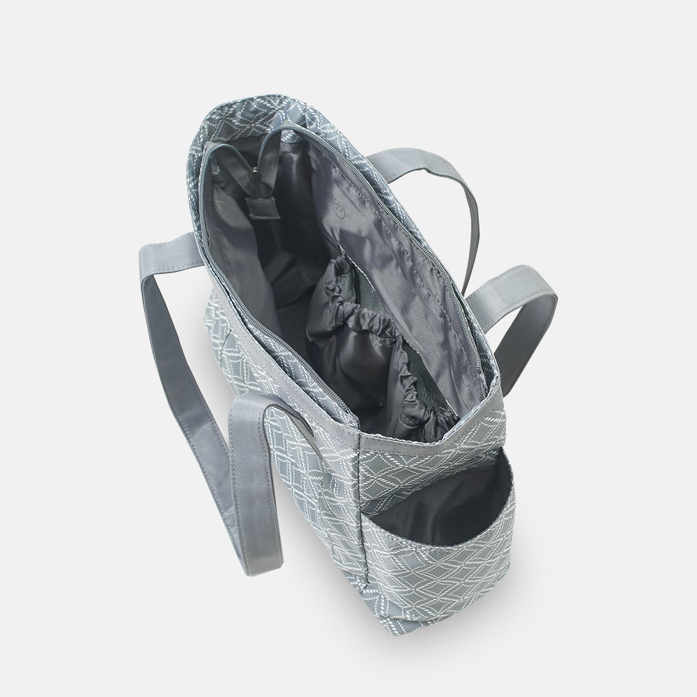 Baby Diaper Bag Grey Printed - T5004-B