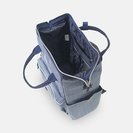 Baby Diaper Bag Pack Blue Stripes - T5005-A