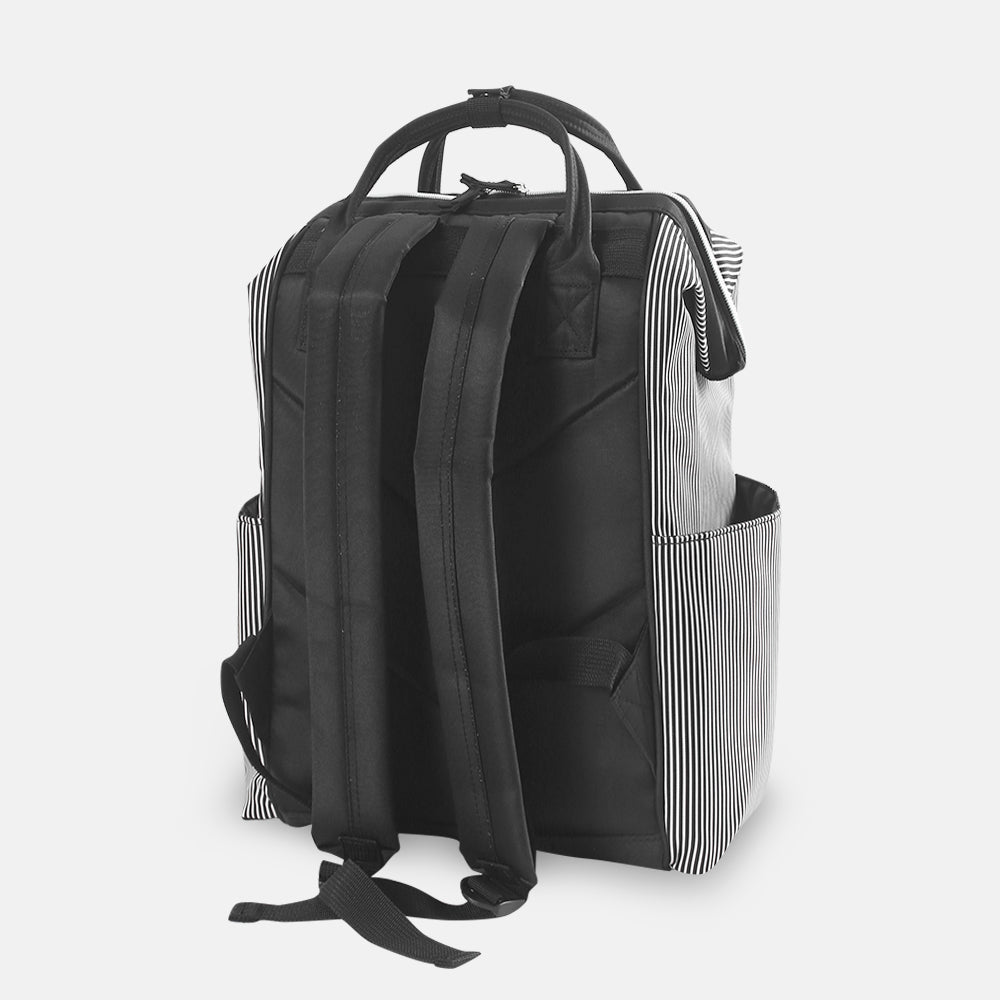 Baby Diaper Bag Pack Black Stripes - T5005-B