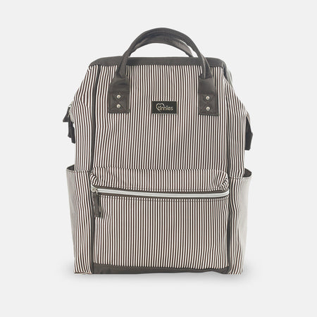 Baby Diaper Bag Pack Brown Stripes - T5005-C