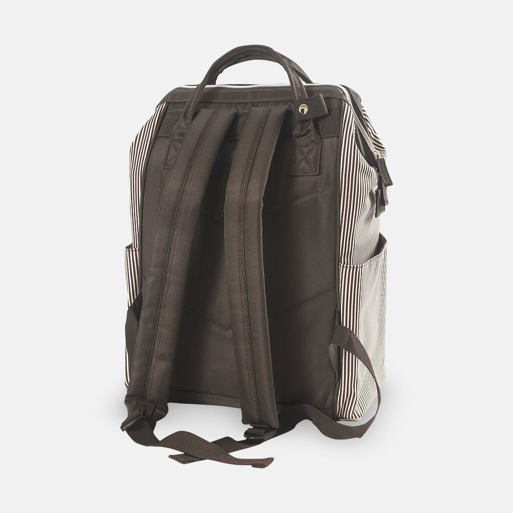 Baby Diaper Bag Pack Brown Stripes - T5005-C