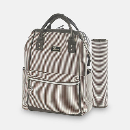 Baby Diaper Bag Pack Brown Stripes - T5005-C
