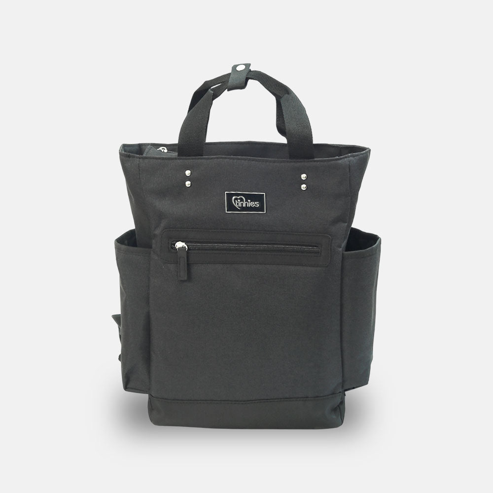 Baby Diaper Bag Pack Solid Black - T5006-C
