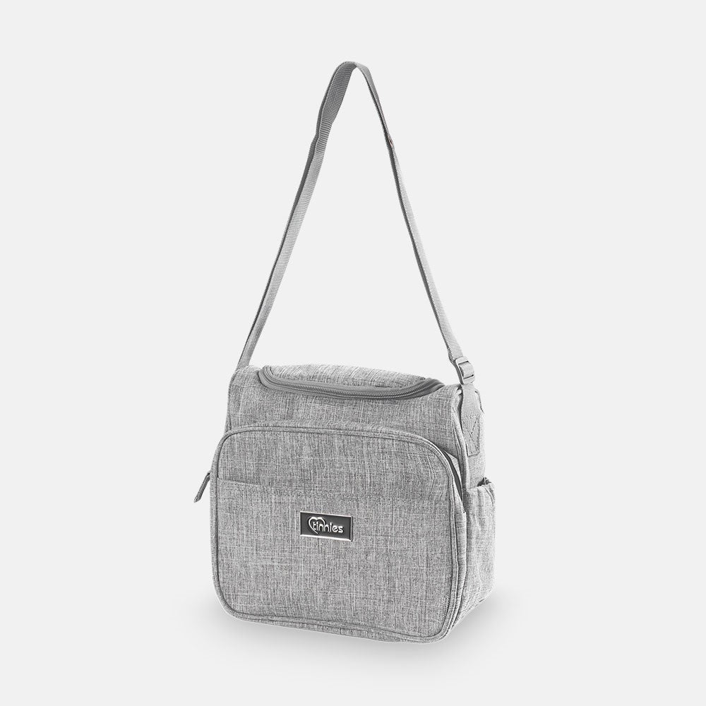 Baby Diaper Bag Textured Grey - T5007-B