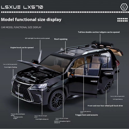 1:18 Diecast Lexus Lx570 Model Car