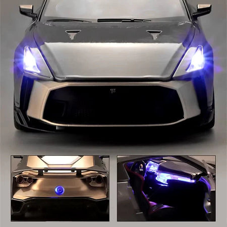 1:18 Diecast Nissan GTR50 Model Car With Smoke