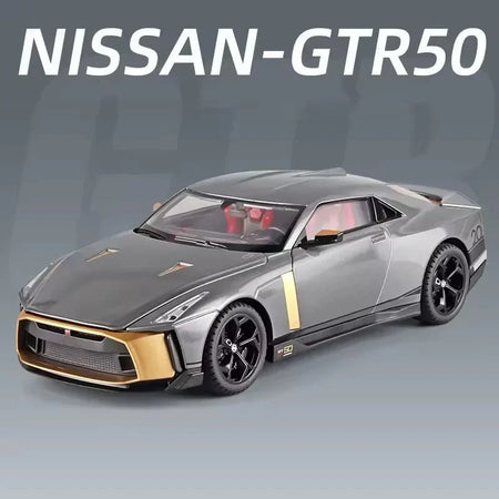 1:18 Diecast Nissan GTR50 Model Car With Smoke