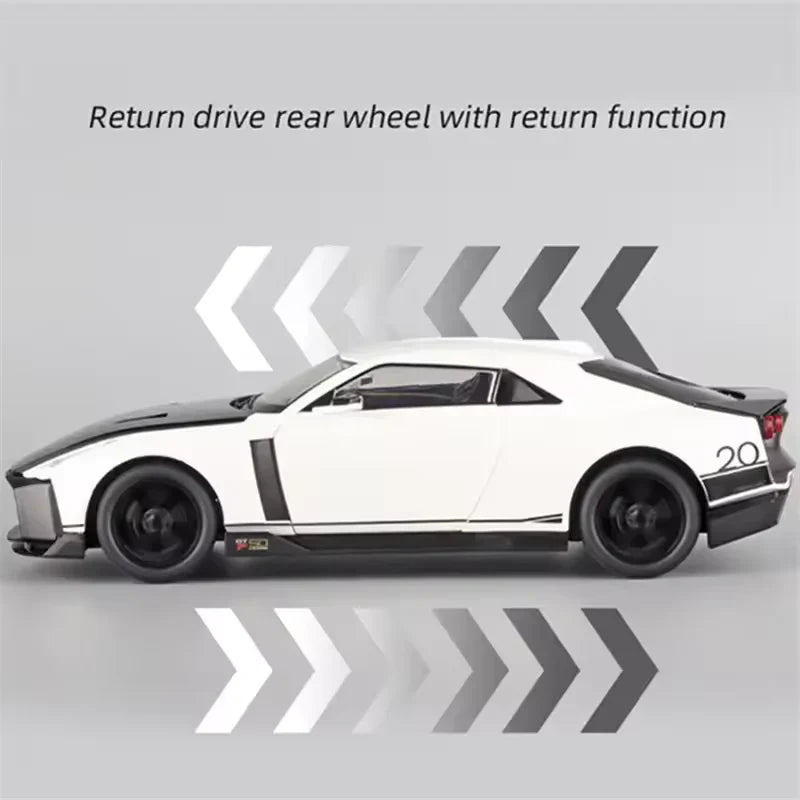 1:18 Diecast Nissan GTR50 Model Car With Smoke