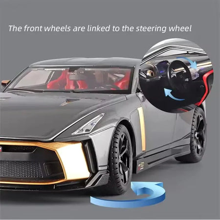 1:18 Diecast Nissan GTR50 Model Car With Smoke