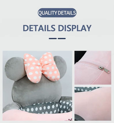 Disney Sofa Dining Chair Soft Seat Lovely Cartoon Minnie Pink