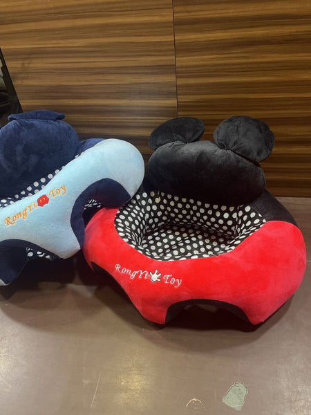 Disney Sofa Dining Chair Soft Seat Lovely Cartoon Mickey Red