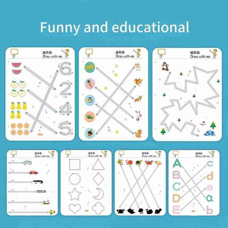 Dot-to-Dot Tracing Wipe and Clean Set